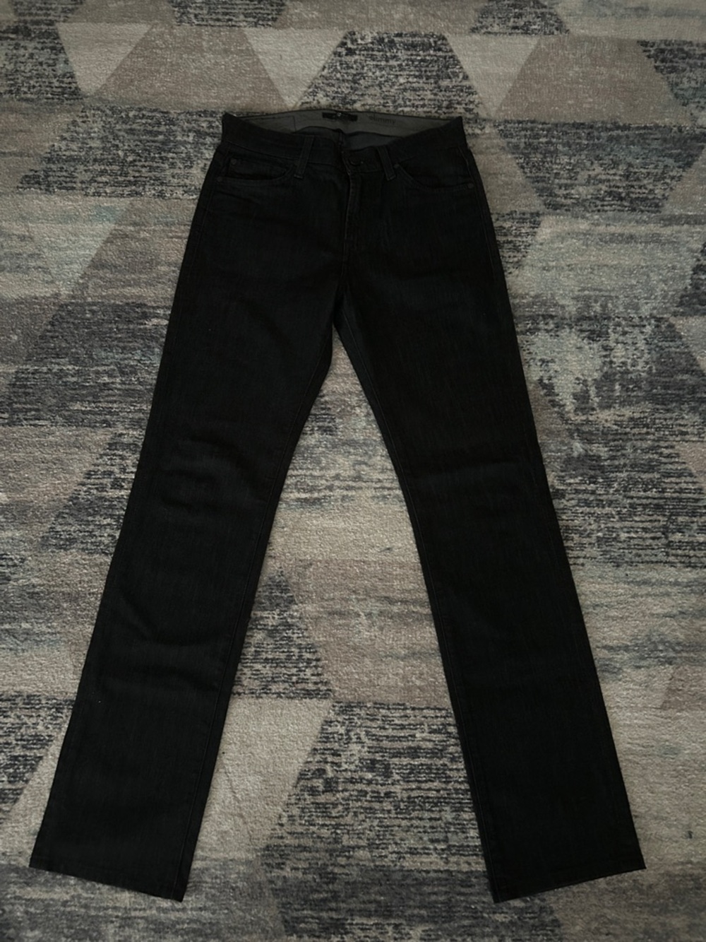 7 For All Mankind Slimmy Black Jeans